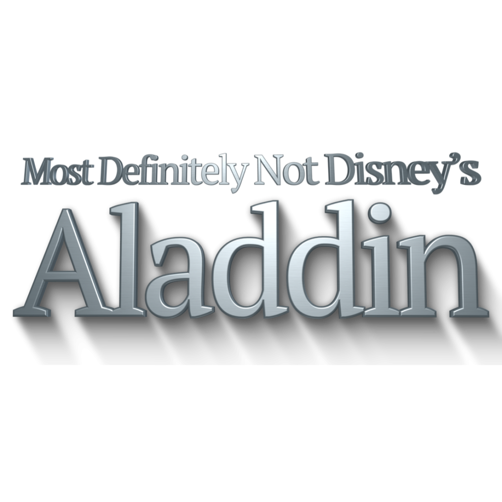 Most Definitely Not Disney's Aladdin Logo