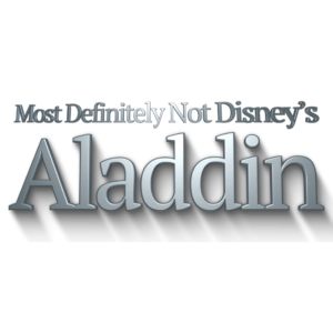 Most Definitely Not Disney's Aladdin Logo